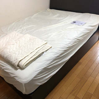 【至急】☆美品☆ダブルベッド マットレスセット