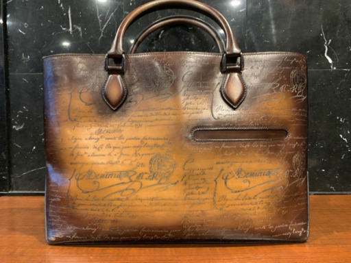 ☆ベルルッティ スクリット カリグラフィメンズ トートバッグ・TOUJOURS☆