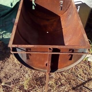 ドラム缶BQ釜サビ有高さ自由型2千円売