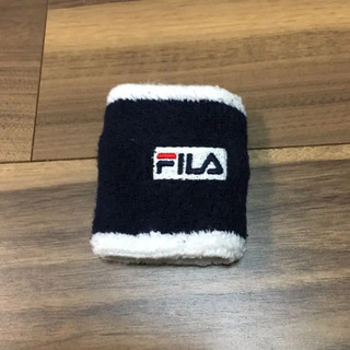 FILA リストバンド 紺白