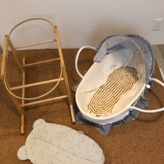 新生児〜クーファンセット一式、ベビーベッドの画像