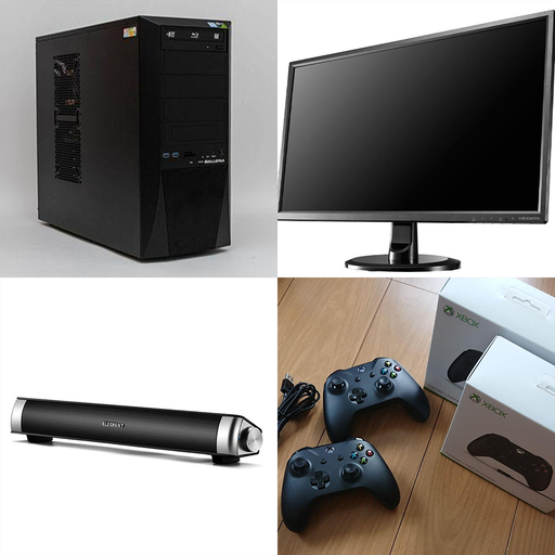 【モニター2台付き】GALLERIAゲーミングデスクトップパソコン（備品付き）