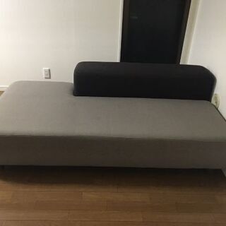 美品　無印良品　ソファベッド　廃盤　ウォールナット　ソファ　ベッド 無印良品ソファベッド値下げしました