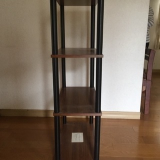木目調 プラスチック製棚