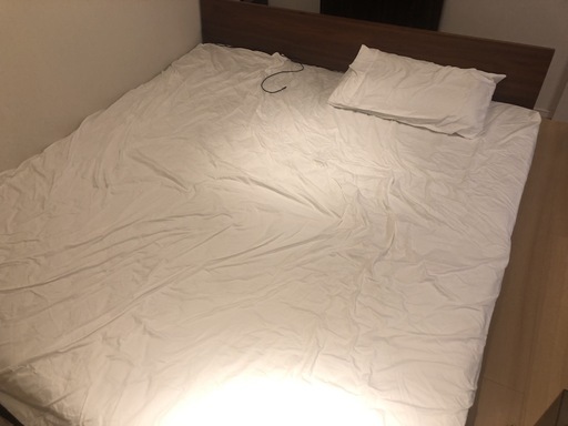 アルモニア　キングサイズベッド　マットレス付き　Fit bed