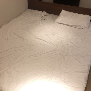 アルモニア　キングサイズベッド　マットレス付き　Fit bedの画像
