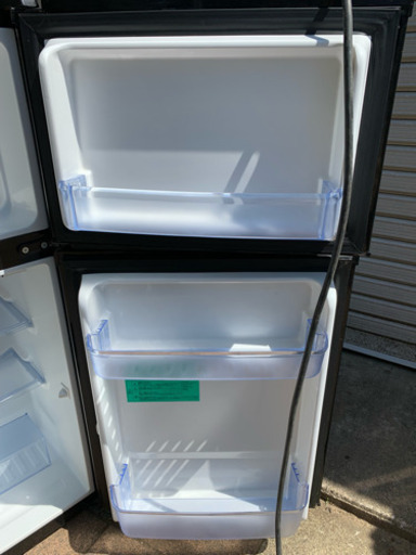 Haier ブラック 2ドア冷凍冷蔵庫 2012年製 JR-N100C