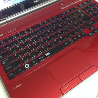 2台あり‼️ハイスペックCorei7‼️人気赤レッドNEC爆速メモリ8GBノート