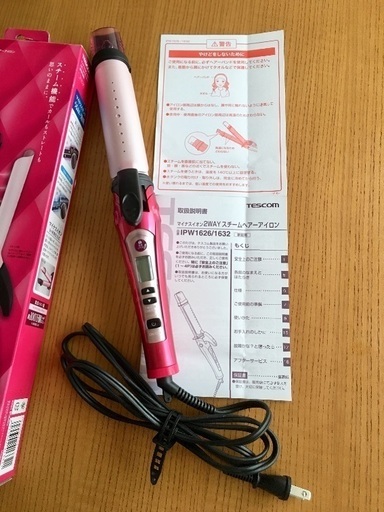 TESCOMマイナスイオン2wayスチームヘアアイロン32mm