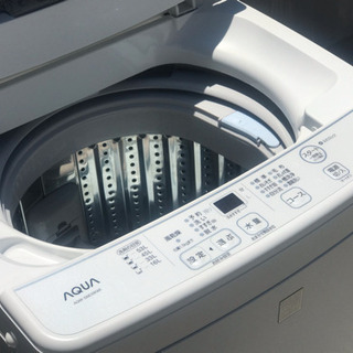 格安で！アクア  洗濯機◇6.0kg◇2017年製◇AQW-S6E5◆JW-0026の画像