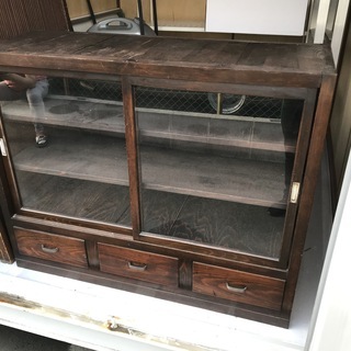 27日まで！【水屋箪笥】引き取っていただける方！