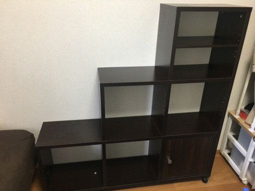 パーテーションラック セパロ ダークブラウン