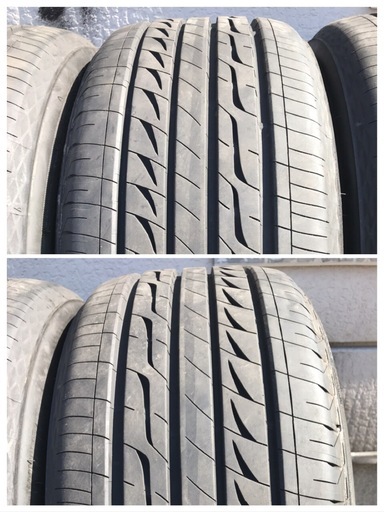 9分山【バリ山】225/45R17　BS　REGNO　GR-XI　レクサスIS　ゴルフ　クラウン　マークX　スカイライン　シルビア　RX7　アウディA4