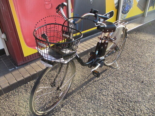 【エコプラス小倉南店】Panasonic Panasonic（パナソニック）ビビ・DX 26インチ BE-ELD635 電動アシスト自転車 専用充電器付  黒 3段変速 26インチ☆スタッフ向井オススメ☆ 中古車 自転車 チャリ スポーツ車