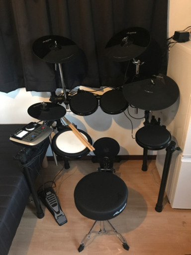 電子ドラム alesis DM8 エクストラエディション 2クラッシュ 2フロアタム