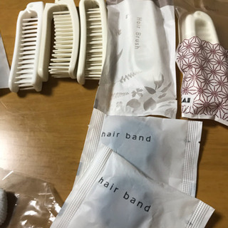 差し上げます。アメニティ ヘアケアの画像
