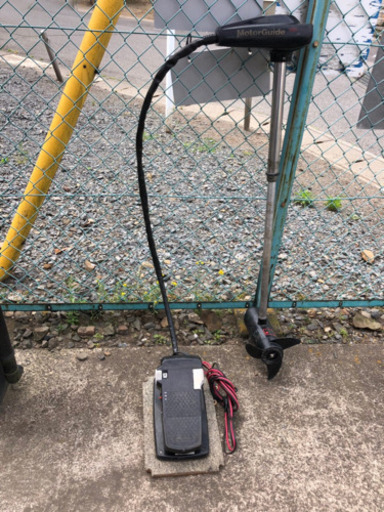 モーターガイド☆12Vエレキ2機セット♪故障異音なし!!2機掛けに最適 オフセットにピッタリ収まるカスタム仕様!!!