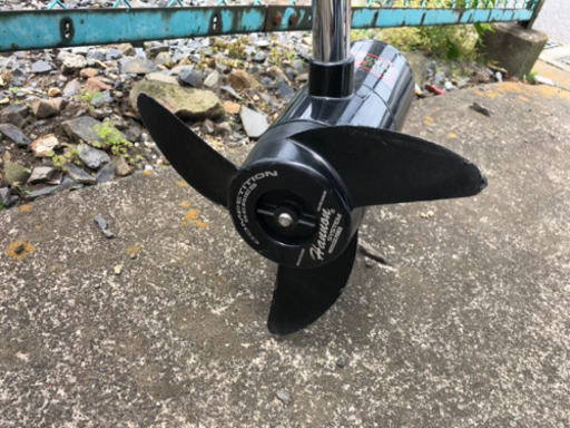 モーターガイド☆12Vエレキ2機セット♪故障異音なし!!2機掛けに最適 オフセットにピッタリ収まるカスタム仕様!!!