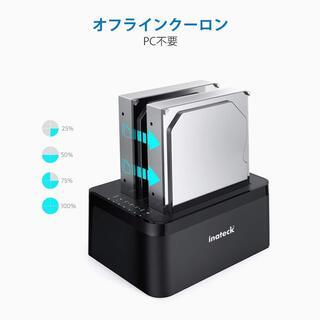 新品　Inateck HDDスタンド USB3.0接続 2.5型 / 3.5型 SATA HDD/SSD対応 パソコンなしでHDDのまるごとコピー機能付き 6TB対応 の画像