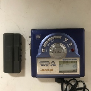 即日受渡可❣️SHARP MDポータブルレコーダー 録音、再生2...