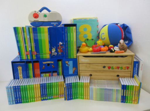 新子役 未開封多 フルセットワールドファミリーパッケージ ディズニー英語システム