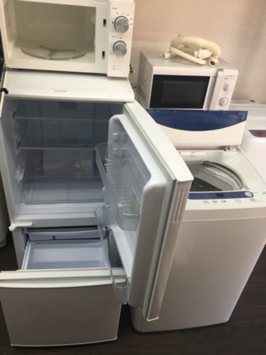 (値下げ)生活家電三点セット(洗濯機、冷蔵庫、電子レンジ)販売いたします！