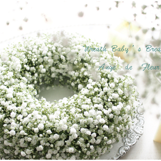 堺市北区　実は今が開花時期！！かすみ草のリースを作りましょ　余っ...