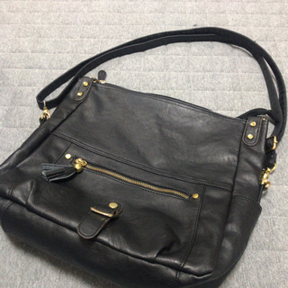 ビアデミゾン 3way ショルダーバッグ リュック 黒 金