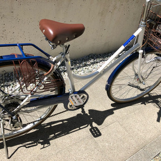 26インチ 5段変速付き ママチャリ