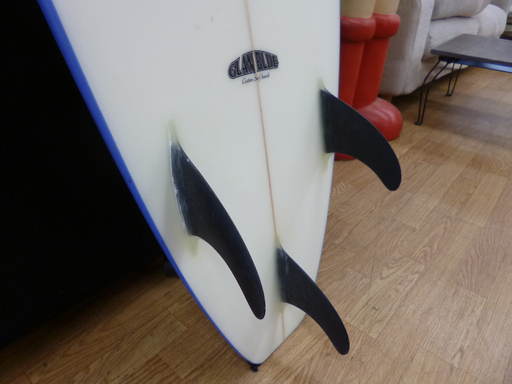 Glan Blue Custom Boards サーフボード サーフィン 190cm ホワイト×ブルー☆PayPay(ペイペイ)決済可能 ☆ 札幌市 清田区 平岡