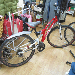 マウンテンバイク 26インチ 自転車 切替 6段 ソリューション...