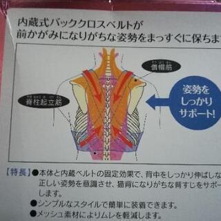 【新品】リクープ 負担軽減サポーター 姿勢すっきりの画像