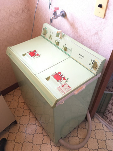 ナショナル National 2層式 洗濯機 稼働品