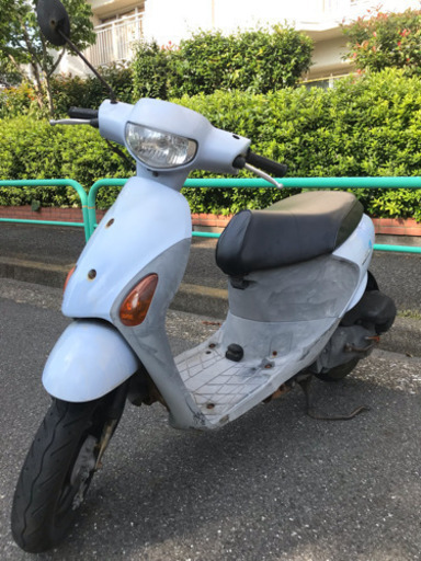 【格安】 原付 スズキ レッツ4  4st 水色