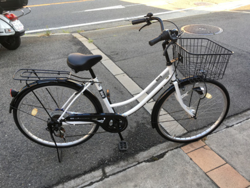 整備済　軽快車　２６インチ外装６段LEDオートライト