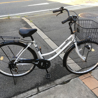 整備済　軽快車　２６インチ外装６段LEDオートライト　