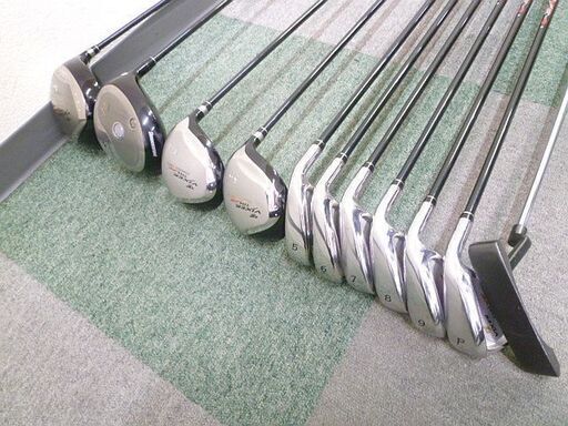 VIXER TYPE XE ゴルフクラブ 11本セット ドライバー フェアウェイウッド アイアン パター キャディバッグ付き フレックスR