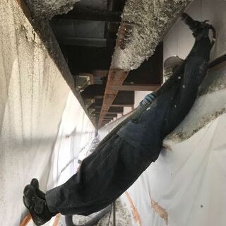 株式会社　稲葉装建　【内装】事業拡大につき、耐火被覆　ロックウール吹付正社員募集！！未経験大歓迎　楽しい仕事の画像