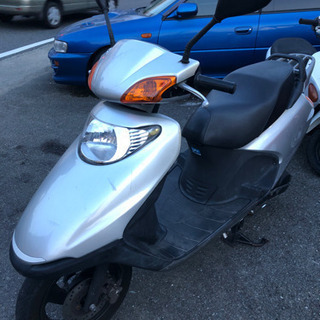 HONDA  スペイシー100 セル始動  マフラーカスタム 福...