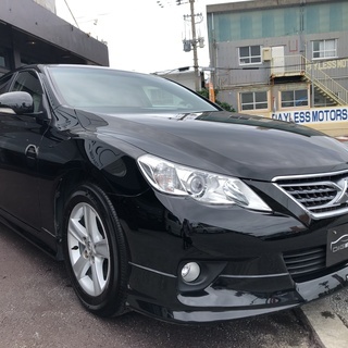 平成22年式  TOYOTA マークX 車検2年付き・修復歴無し！人気のブラック！の画像