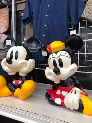レトロミッキー フィギュア貯金箱 大きなサイズ！