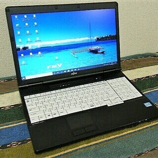 ?15.6型/高性能?i5/光速☆彡SSD120GB保証付き/MS Office 2016?✎/速いUSB3.0☆彡/快適♬メモリ4GB/DVDSマルチ(コピー可)?/HDMI?/すぐ使えるWindows10 メディア作成ツール付?/すぐ繋がるWi-Fi?/10キー付きKB/点検整備清掃済み?/FUJITSU LIFEBOOK
