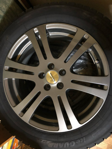中古 スタッドレスタイヤ アルミ付き4本セット 215/60R17 ヨコハマ アイスガード iG20 17インチ