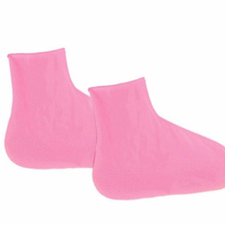 携帯 レインシューズ ピンク サイズMの画像