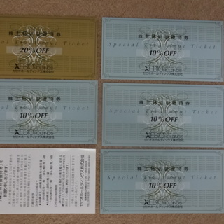 ゼビオホールディング（株）株主優待券　割引券　20％OFF 1枚...