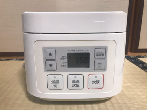 ニトリ 炊飯器 3合炊き(SN-A5) 取扱説明書付き
