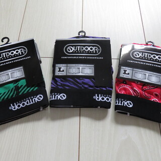 【送料込み】OUTDOOR メンズボクサーパンツ（ブリーフ）３点...