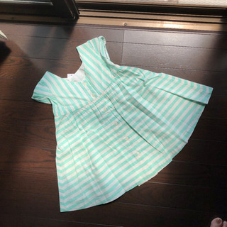新品未使用  baby Gap   ボーダー ワンピース 90㎝の画像