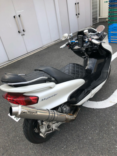 マジェスティ 実働 美車 カスタム多数 シート保管 自賠責あり タイヤ新品