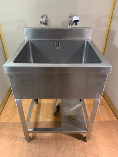 業務用 ステンレス 1層シンク流し台 W600xD600xH800mm